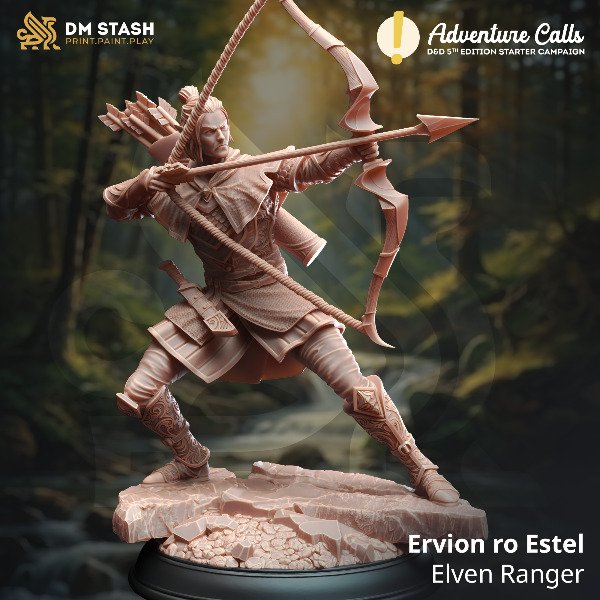 Producto - Ervion, Guardabosques élfico - Dungeons and Dragons