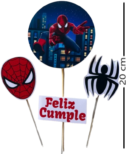 Producto - Adorno Set Spiderman