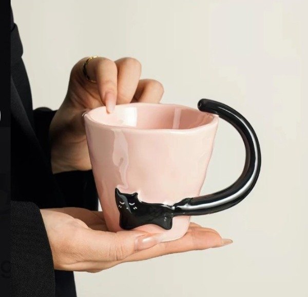 Producto - Taza gatito cerámica 250cc
