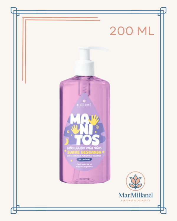 Producto - Baño líquido sin lágrimas para niños Manitos