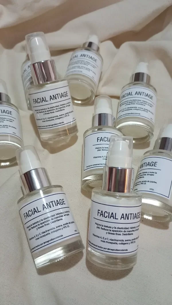 Producto - Crema facial antiage 30gr NUEVO ENVASE de VIDRIO