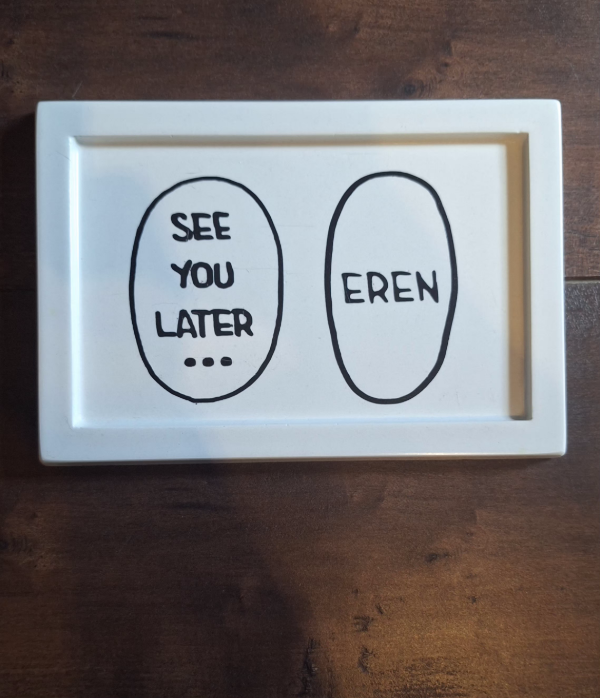 Producto - Bandeja Rectangular Attack on Titan See You Later Eren Jaeger