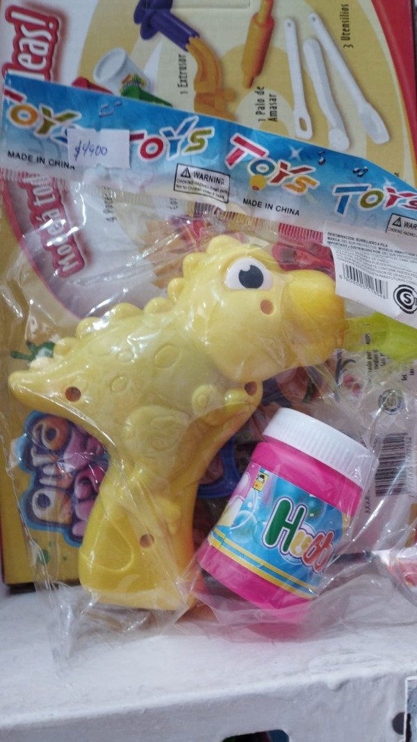 Producto - Burbujero dino amarillo