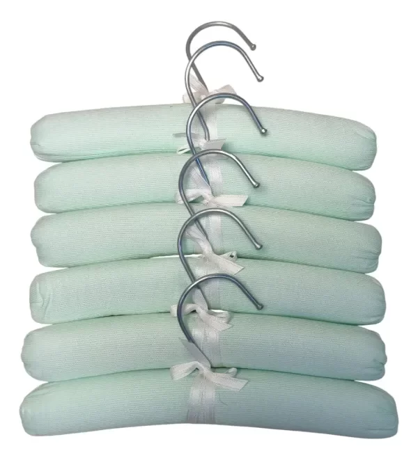 Producto - percha forrada tela  25 cm bebe