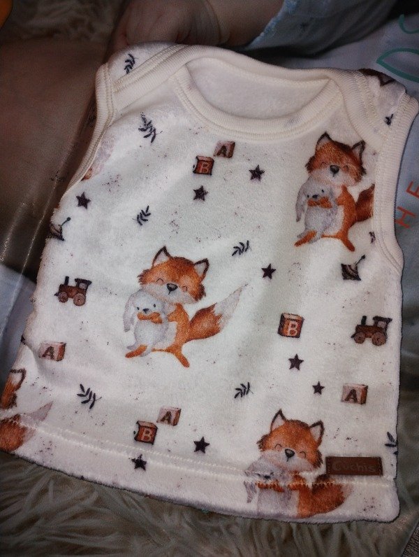 Producto - Chaleco Micropolar zorritos