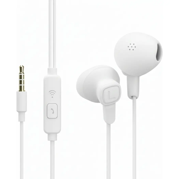 Producto - Auriculares manos libres Explosión - Con micrófono - Color blanco - Xaea