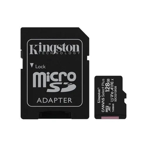 Producto - Tarjeta de Memoria KINGSTON Select Plus MicroSDXC 128GB UHS-I U1 V10 A1