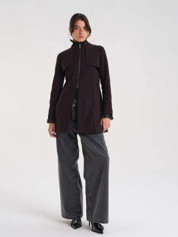 Producto - SACO ZIP NEGRO