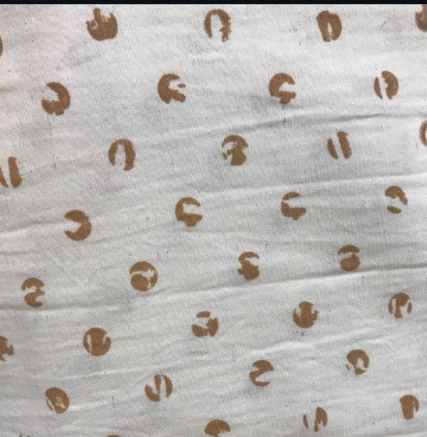 Producto - Tusor 1,60 ancho estampado CAFE