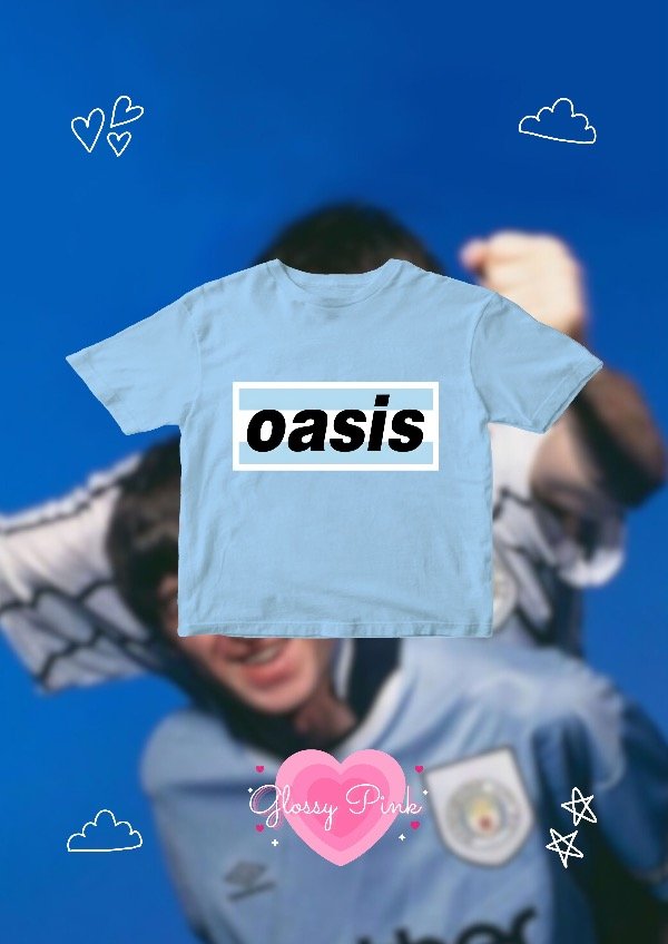 Producto - Baby Tee Celeste Oasis Argentina - DTF