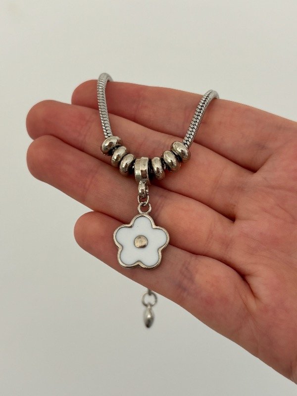 Producto - Pulsera Flor Blanca