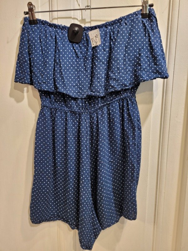 Producto - Mono JOHN L COOK azul strapless Talle S/M - PRECIO: 64X - 1