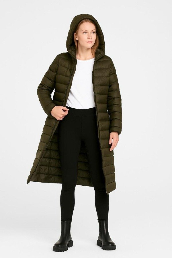 Producto - Campera Larga Moderna