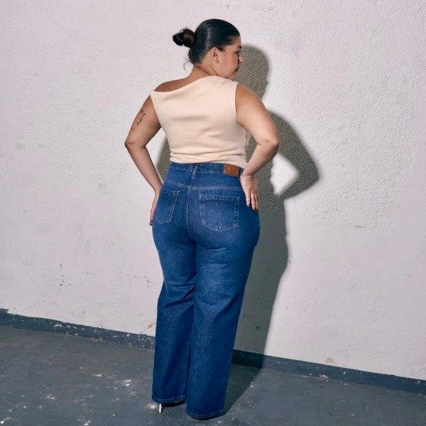 Producto - Jean wide leg azul oscuro bigotes 7705 - 1