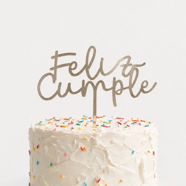 Producto - Cake Topper Feliz Cumple CT102