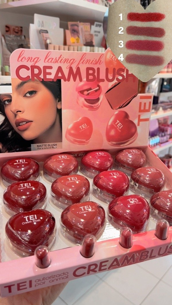 Producto - Rubor en crema + brocha TEI