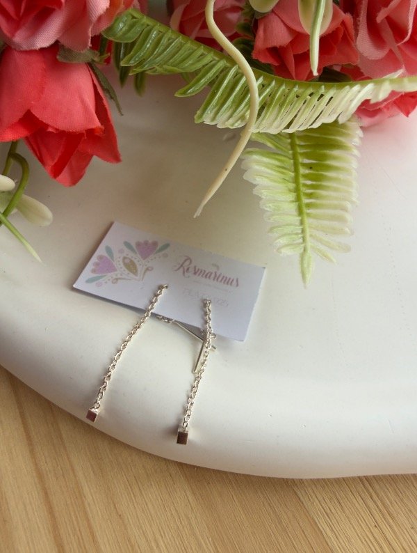 Producto - Aros colgantes cubo