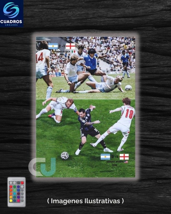Producto - Messi Maradona Led 100