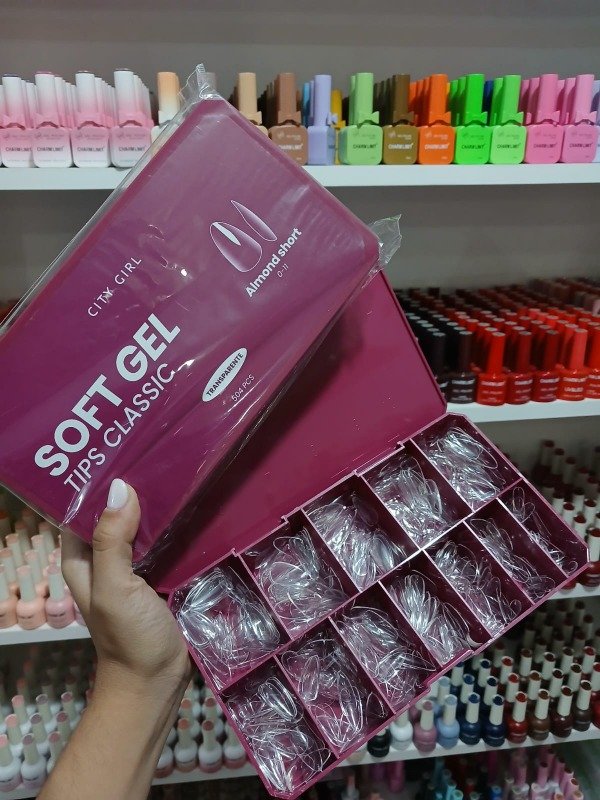 Producto - Tips almendra cortos cortos 504 pcs CITY GIRL
