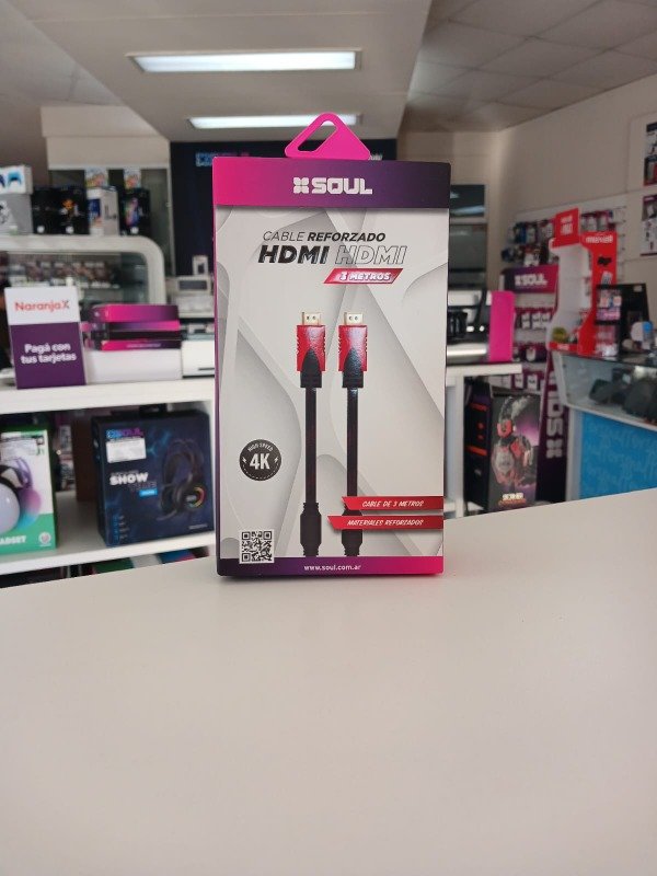 Producto - Cable HDMI High Speed HDTV Reforzado Soul HDMI-N0