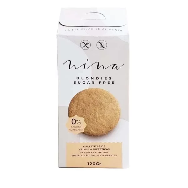 Producto - Galletitas dietéticas de Vainilla Nina 120gr