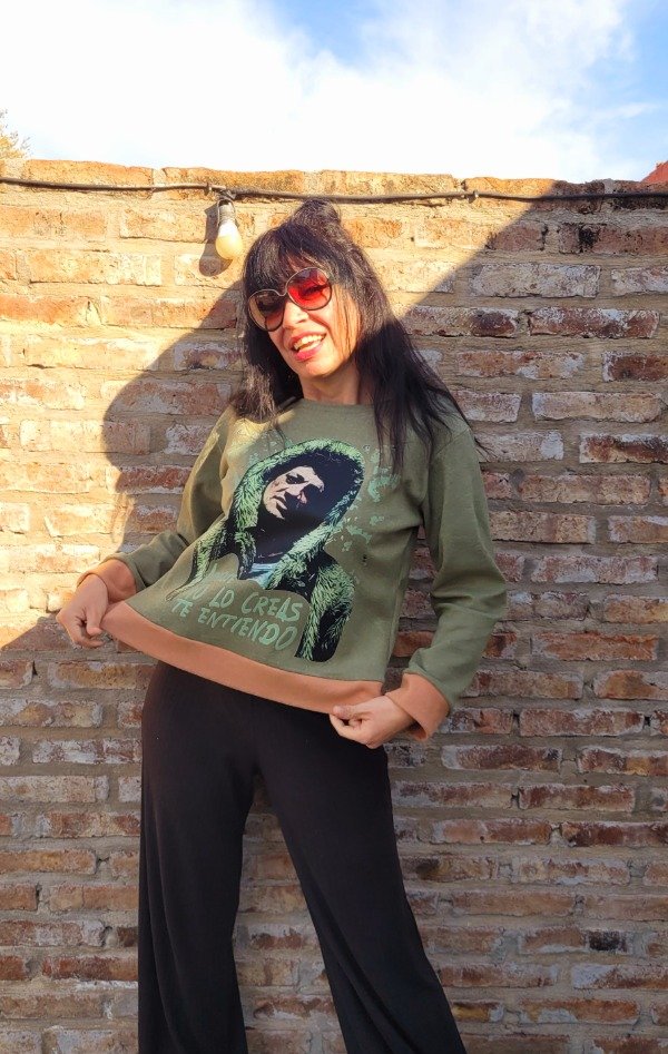 Producto - BUZO ALGODÓN MUJER Pity Alvarez Te entiendo - 0
