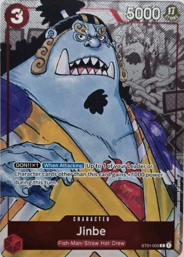 Producto - Jinbe [Alternate Art] ST01-005 One Piece Starter Deck 1: Straw Hat Crew