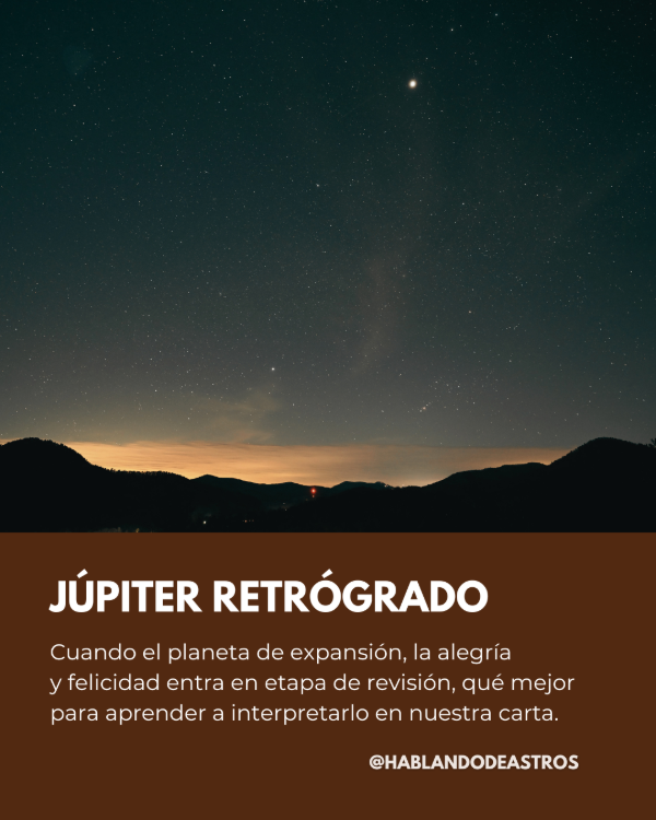 Producto - Taller sobre Júpiter Retrógrado