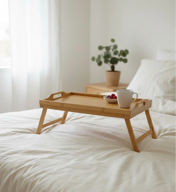 Producto - Bandeja con Patas de Bambú