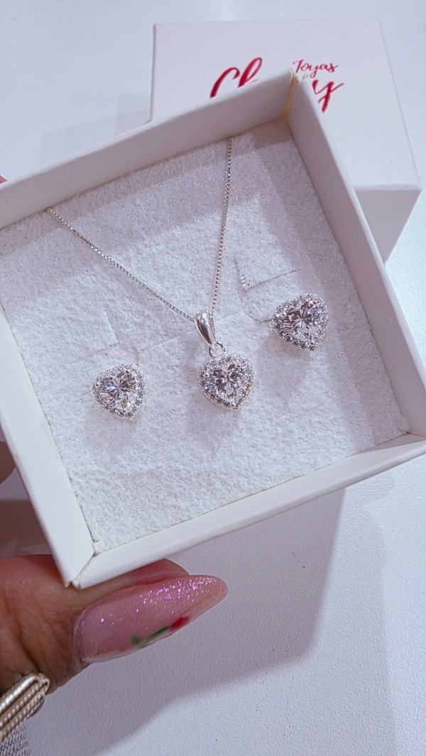 Producto - Conjunto corazon blanco PL - 1