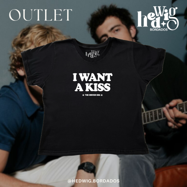 Producto - Baby Tee "I Want A Kiss The Driver Era" - NEGRA