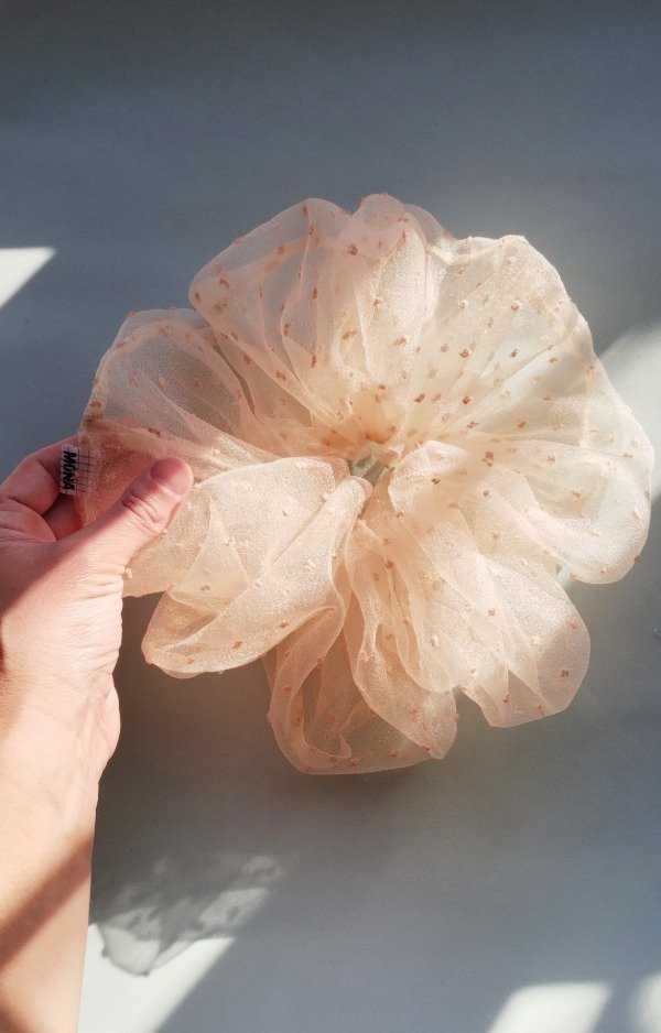 Producto - Scrunchie muy XL Plumeti