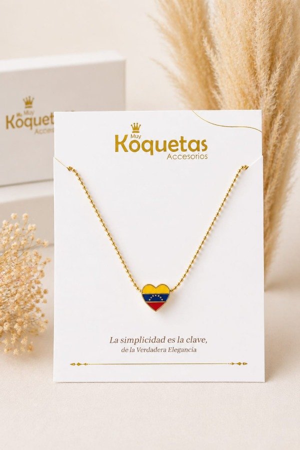Producto - Collar Corazón Venezuela