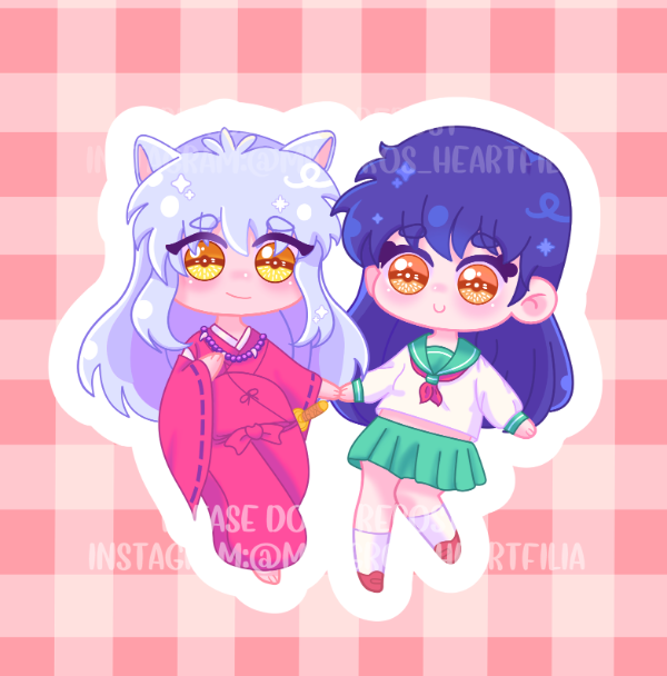 Producto - Sticker - Inuyasha y Aome