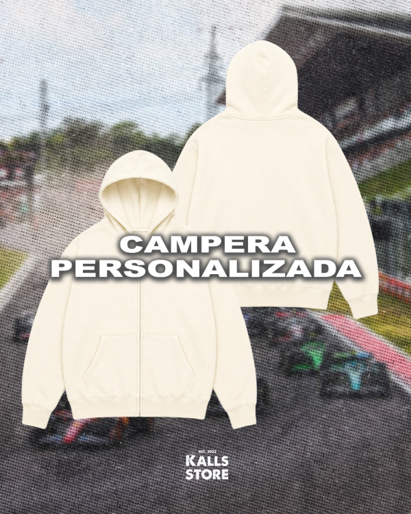 Producto - Campera cremita personalizada
