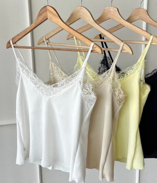 Producto - BLUSA FIBRANA LISA TIRAS FINAS