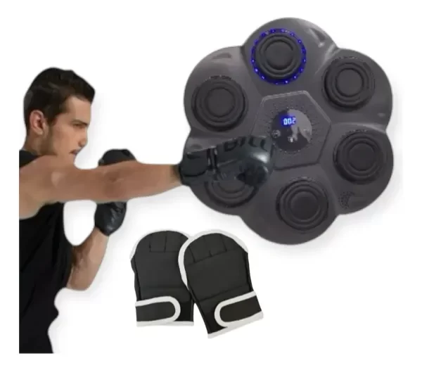 Producto - Maquina De Boxeo Musical Con Guantes De Boxeo BLUETOOTH