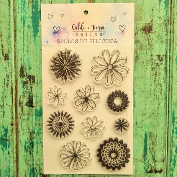 Producto - Sellos de silicona FLORES