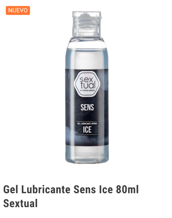 Producto - Gel lubricante sens ice 80 ml