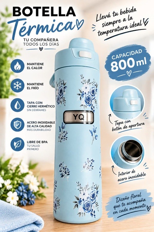 Producto - Botellas térmicas diseño 800ml - 0