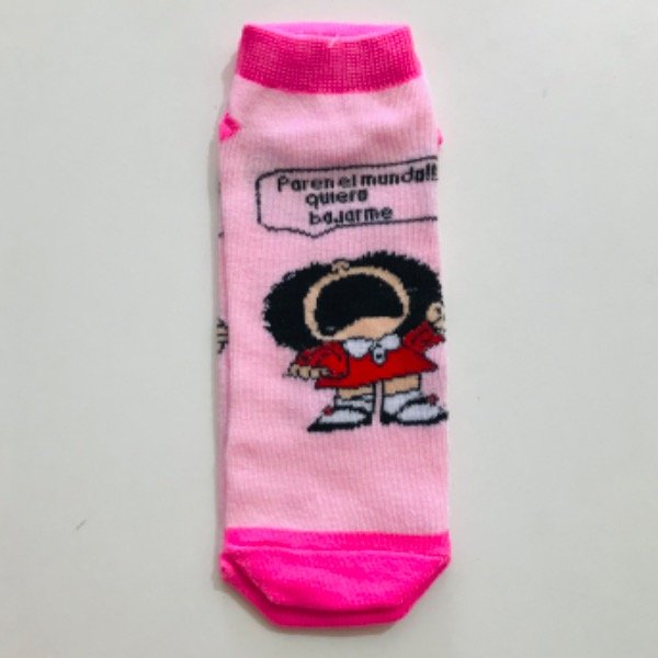Soquetes Comic Mafalda Paren el mundo Roll Urban