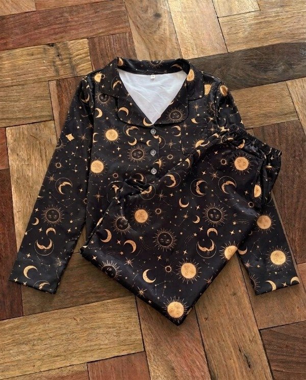 Producto - Pijama camisero largo - Night azul - 3