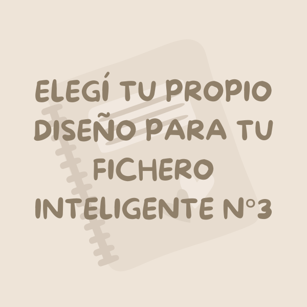 Producto - Personaliza tu Fichero Inteligente N3