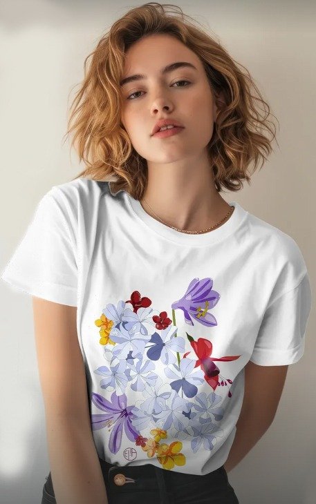 Producto - Remera Flores de Mar del Tuyu