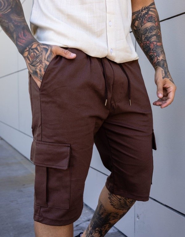 Producto - LÍNEA GABRIEL Bermudas de Gabardina cargo