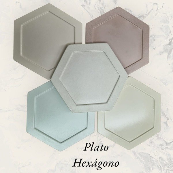 Producto - Plato Hexagonal Dalia