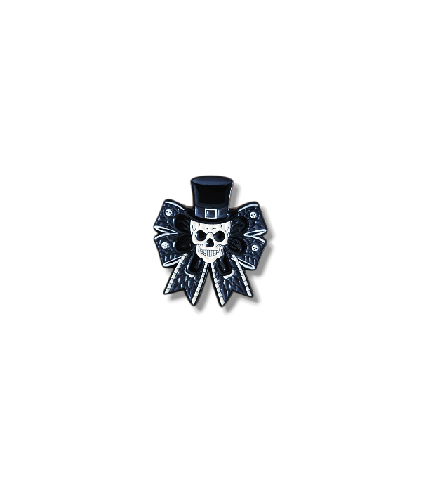 Producto - Pin Moño Con Calavera