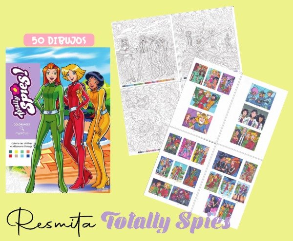 Producto - Resmita para colorear Totally Spies x50 dibujos - 0