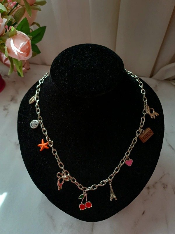 Producto - Collar multidije cherry