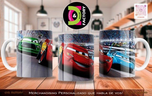 Producto - Taza Cars - TZ-RT-BL-11OZ-504-MV-ANM-CARS